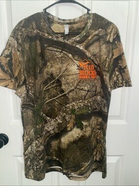 Kid Rock’s Honky Tonk - Nashville, TN Realtree Camo Tee with Orange Logo